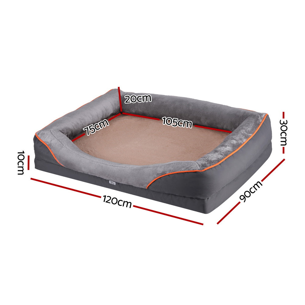 Orthopaedic Bolster Bed, XL 120 cm