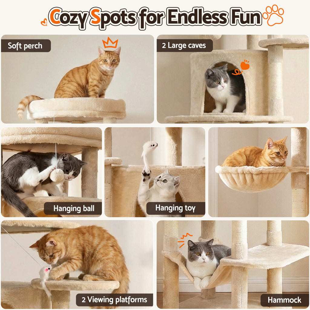 Tall Cat Tree, 167 cm