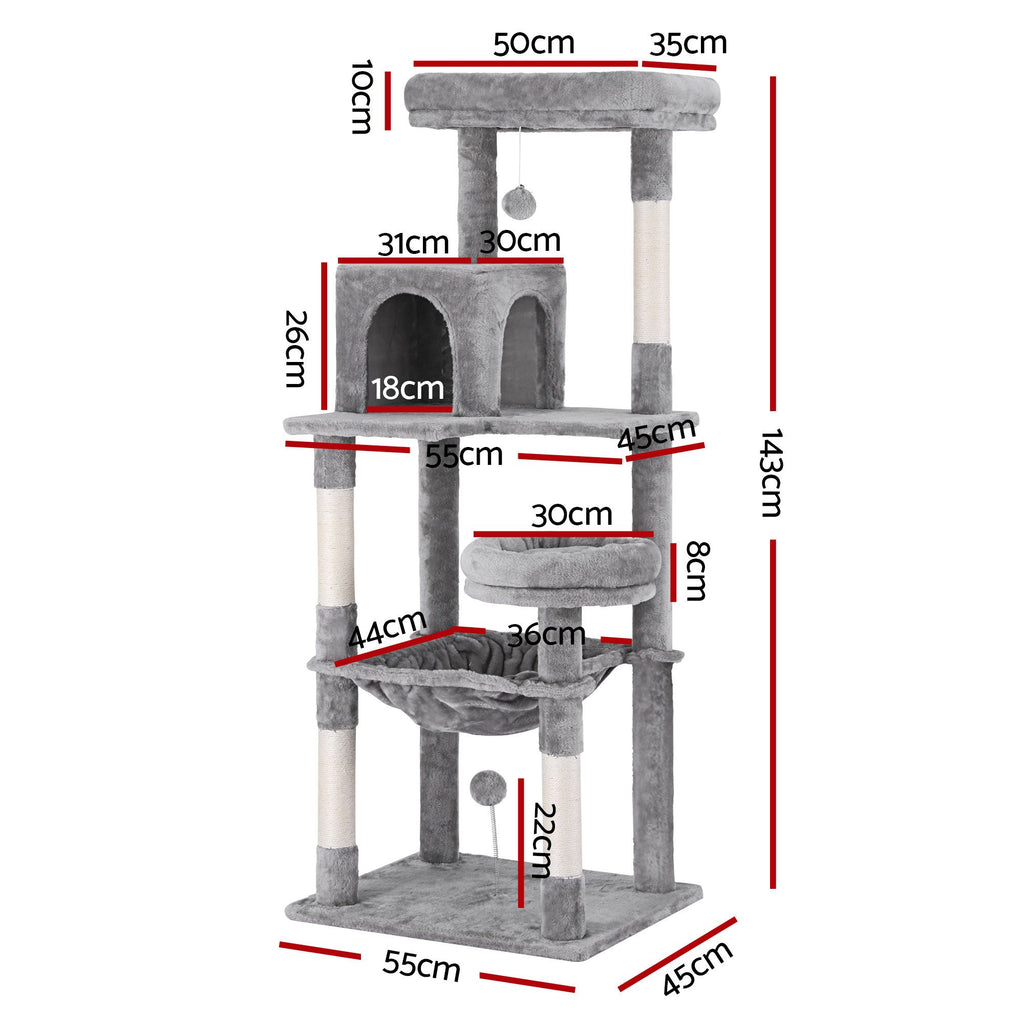 Cat Tree Tower 143 cm