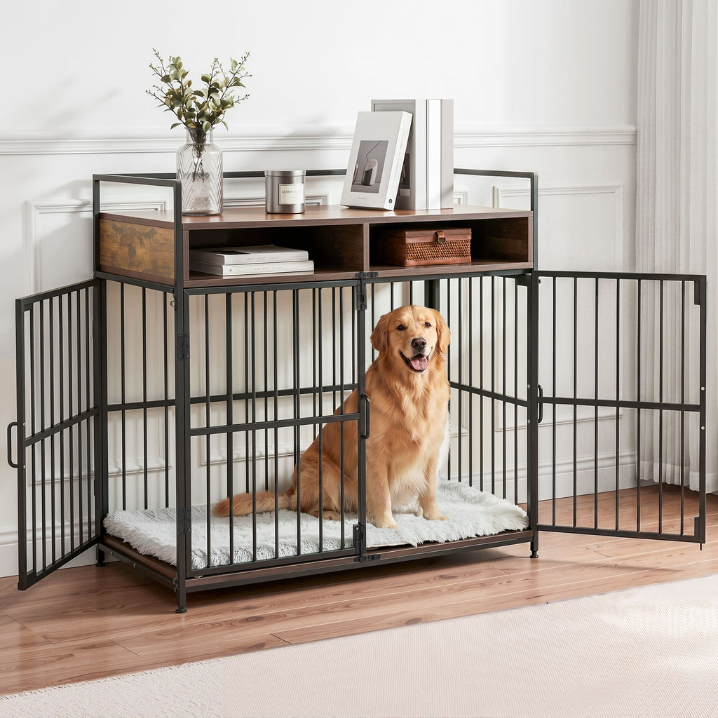 Wooden Crate Sideboard with Storage, 104 cm