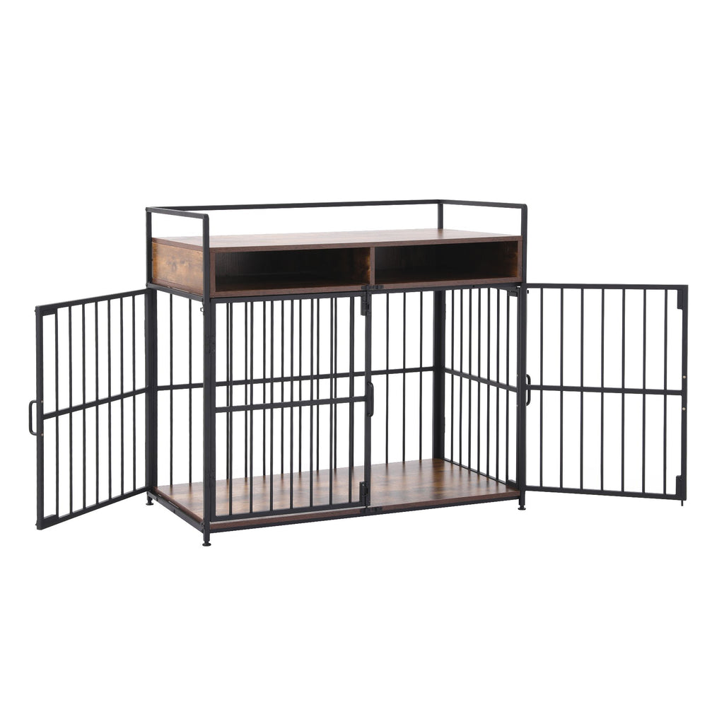 Wooden Crate Sideboard with Storage, 104 cm