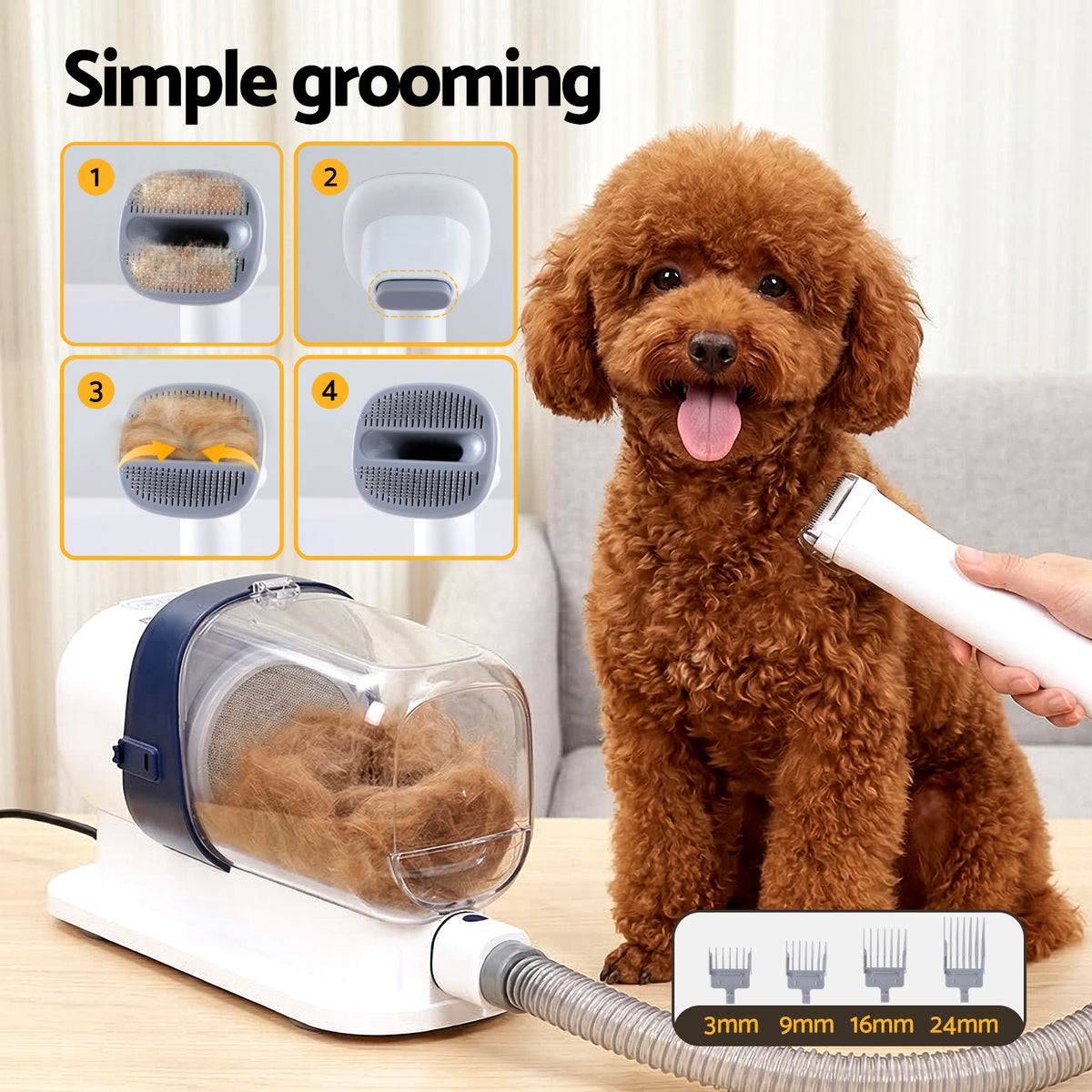 Grooming Vacuum Kit (7-in-1)