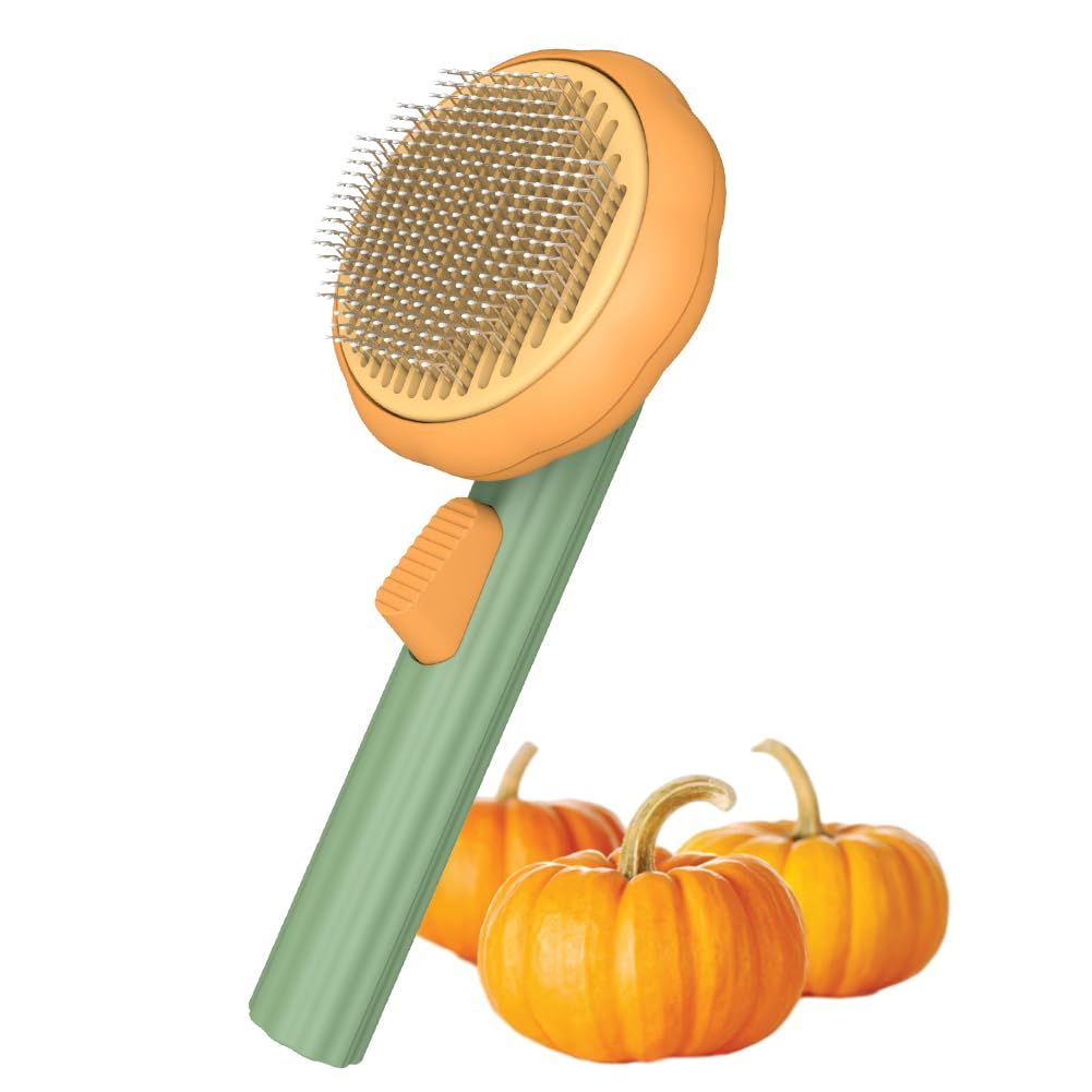 Self-Cleaning Slicker Brush