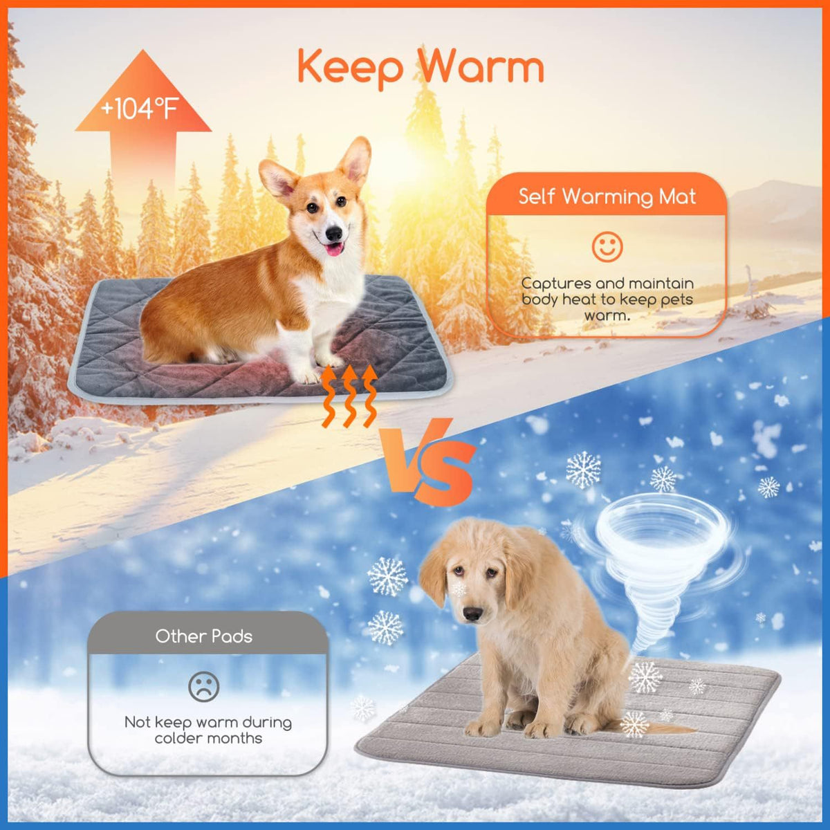 Self-Warming Pet Mat